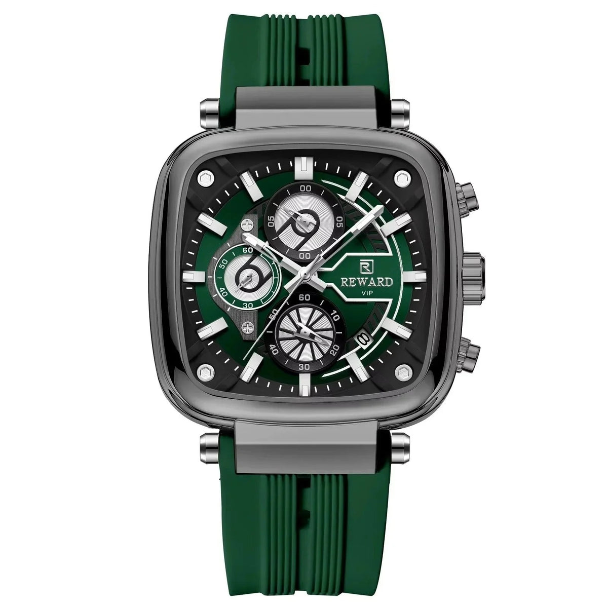 REWARD VIP - ساعة رجالية فاخرة | الإصدار الأسود الملكي 2026 🖤⌚