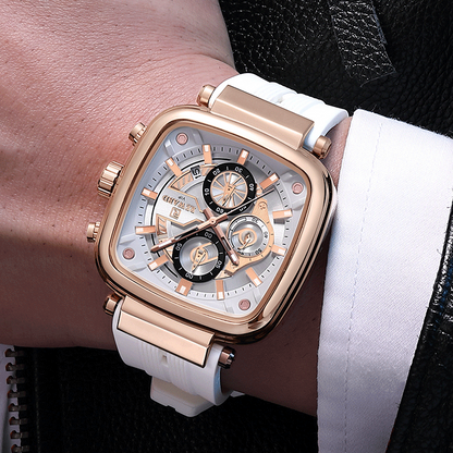 REWARD LUXURY WATCH | Square Men's Fashion Wristwatch | 2026
