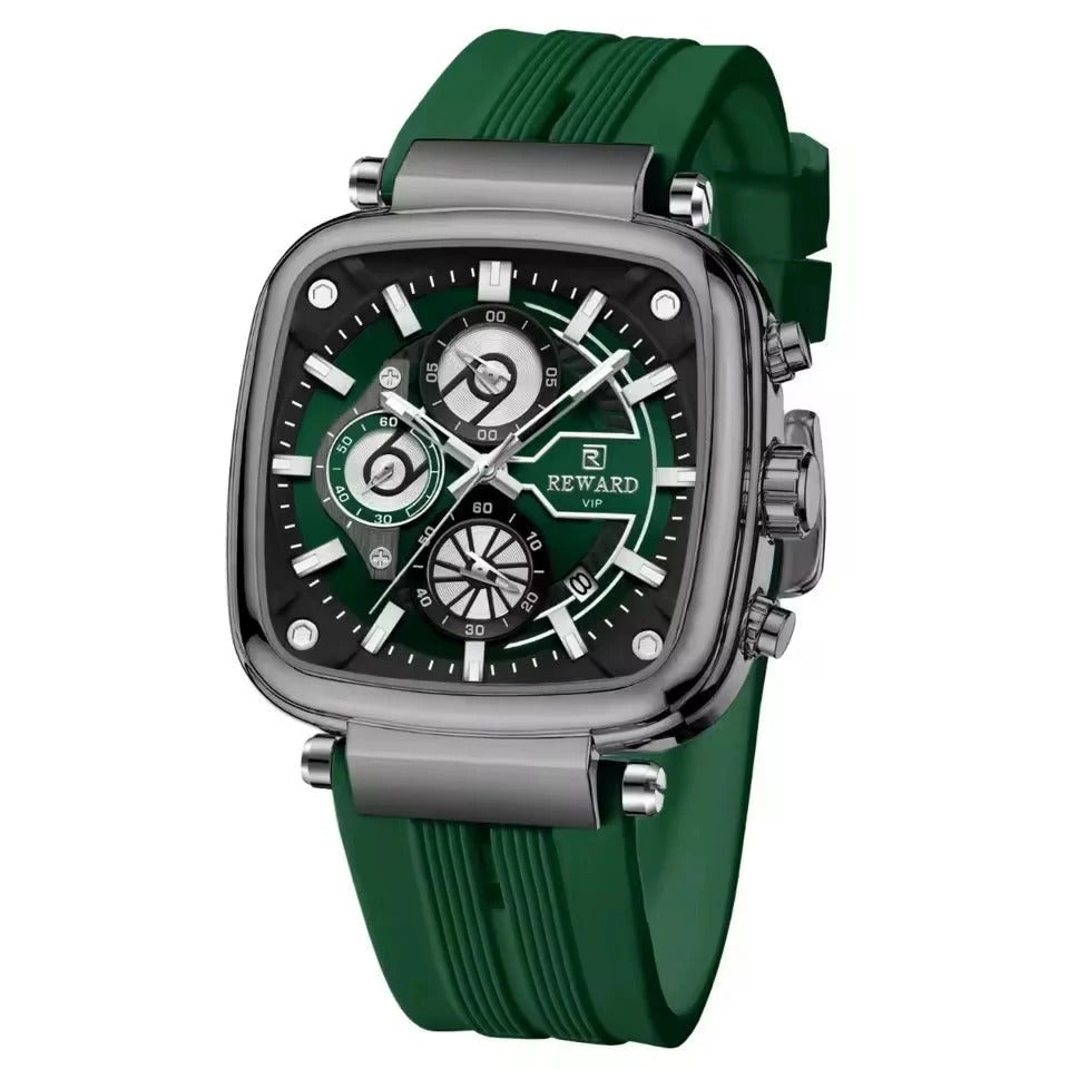 REWARD VIP & LUXURY WATCH | Men Fashion Square Wristwatch + BOX | 2026