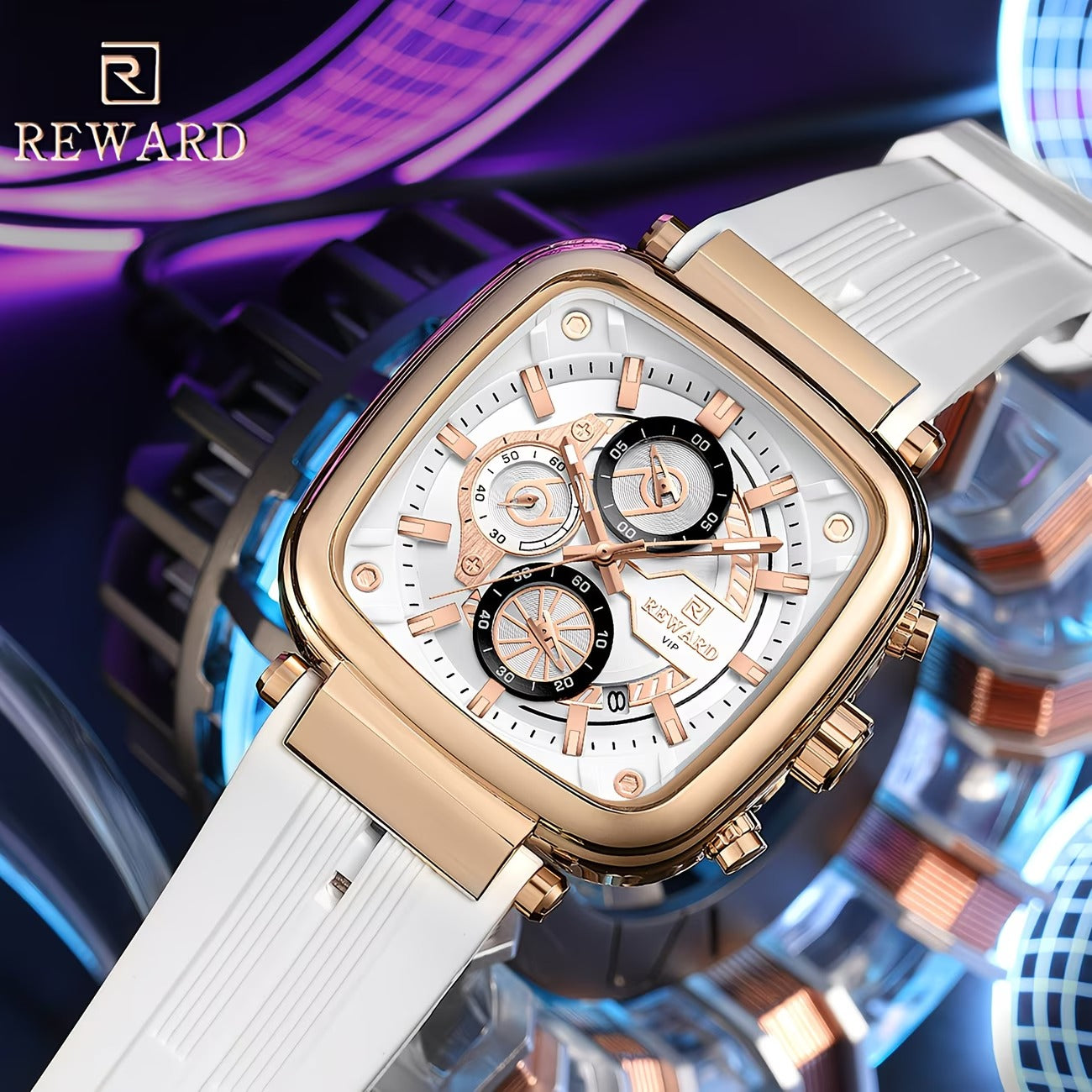 REWARD LUXURY WATCH | Square Men's Fashion Wristwatch | 2026